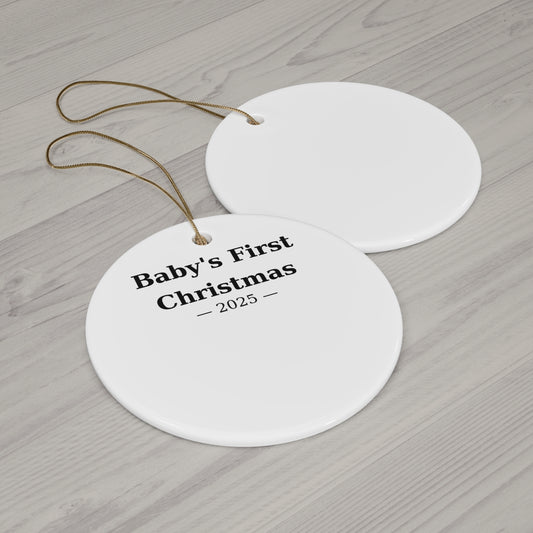 Baby’s First Christmas Ornament — 2025